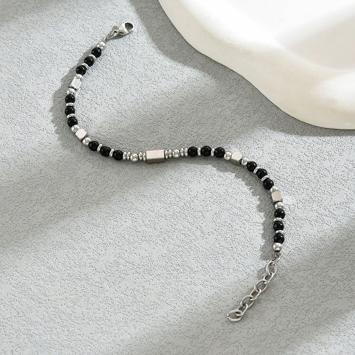 Geometric Retro Natural Stone Bracelet