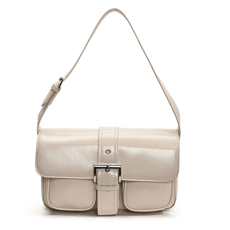 Simple Design Women's Shoulder Handbag