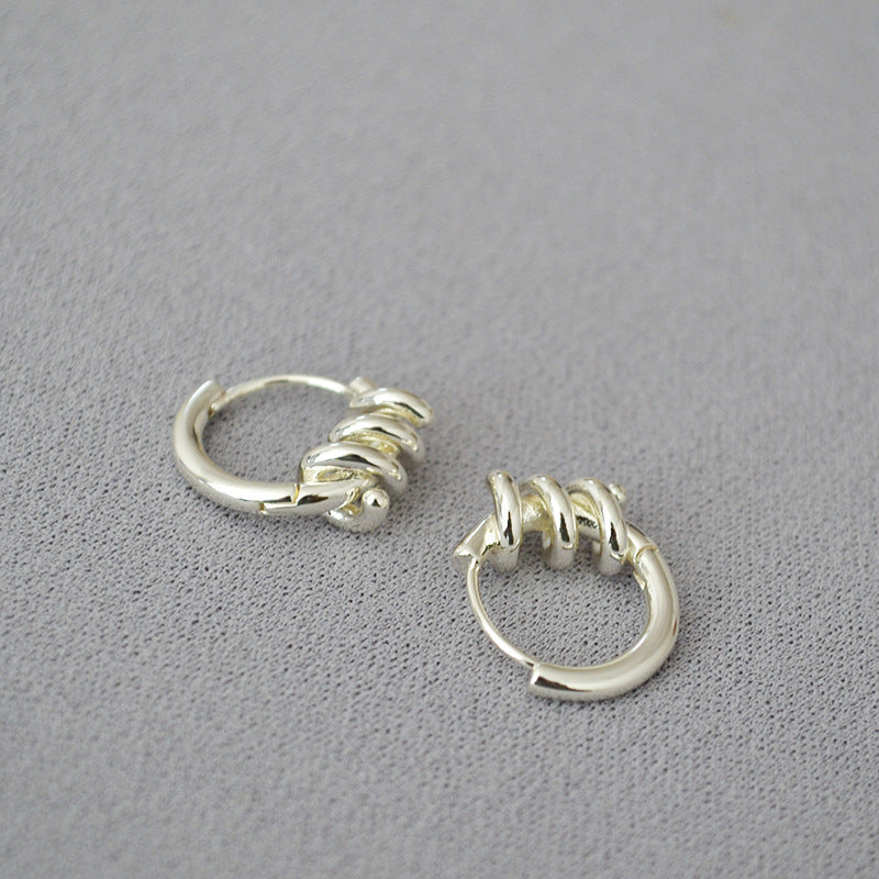 Simple Personality Temperament Huggies Earrings
