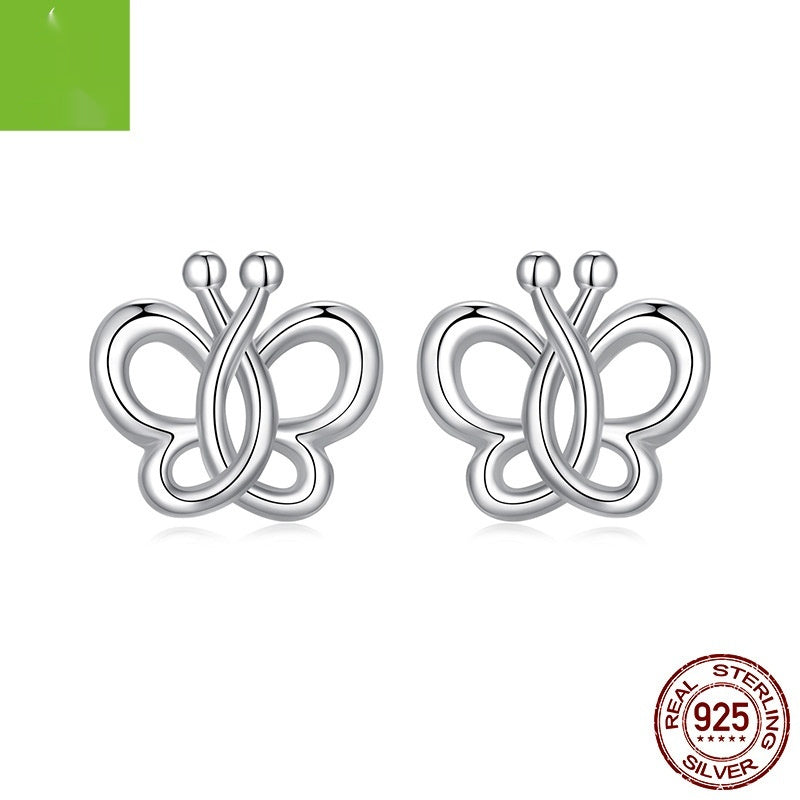 Sterling Silver Does Not Fade Butterfly Studs