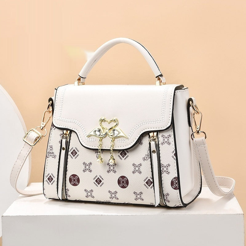 Fashion Printed Women's Portable Shoulder Small Square Bag