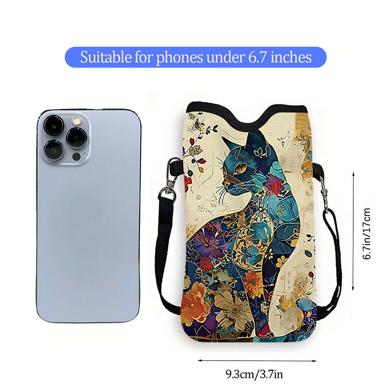 Shockproof Phone Bag With Adjustable Hanging Rope