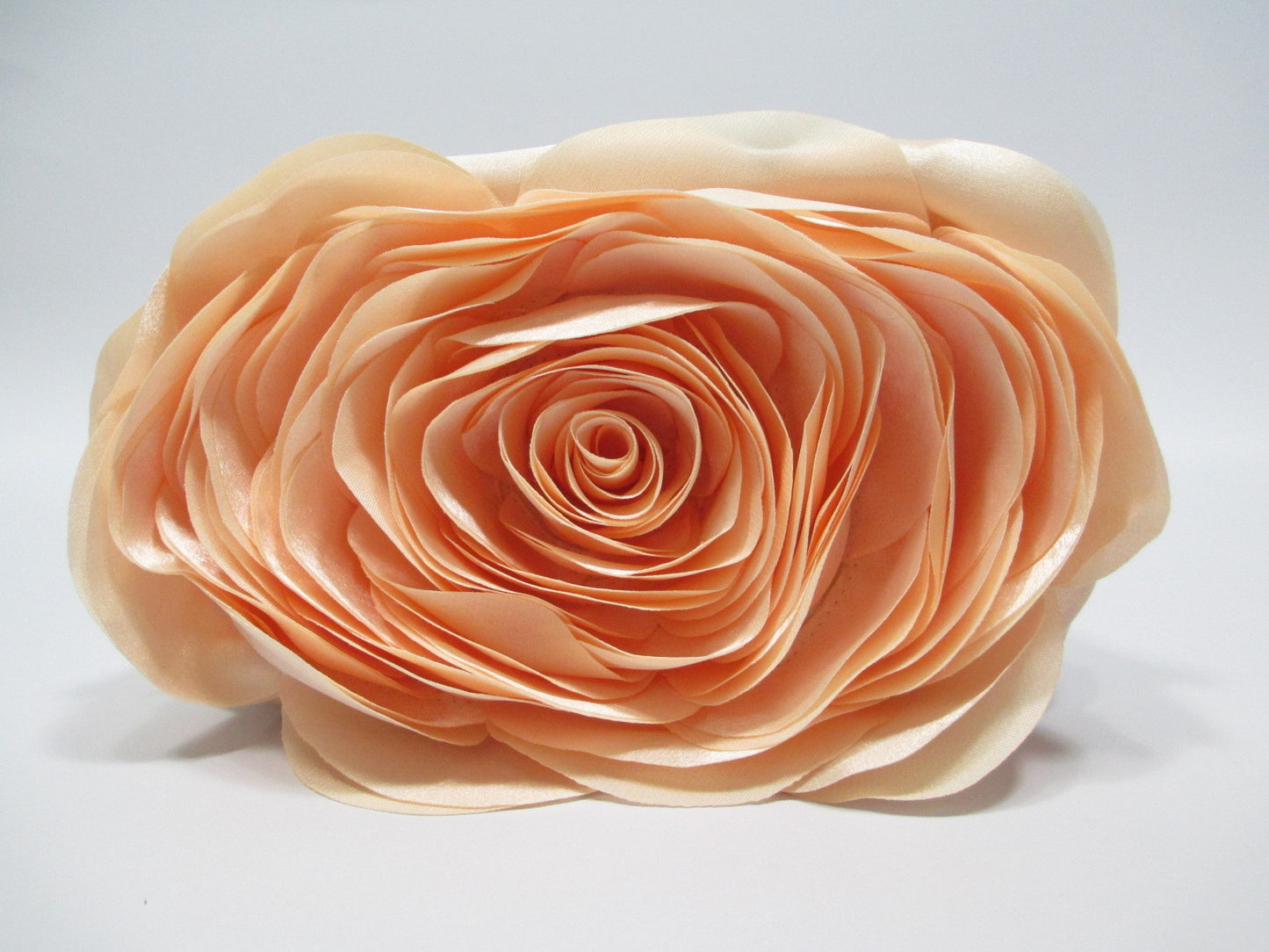 Women's Satin Flower Clutch
