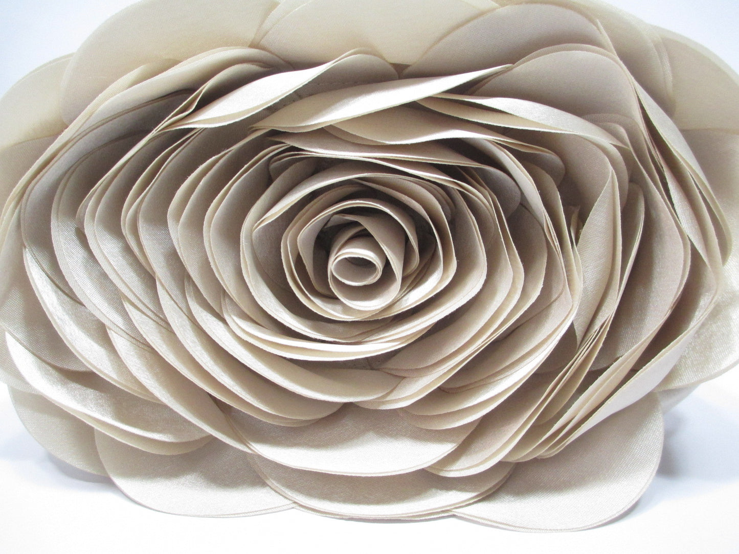 Women's Satin Flower Clutch