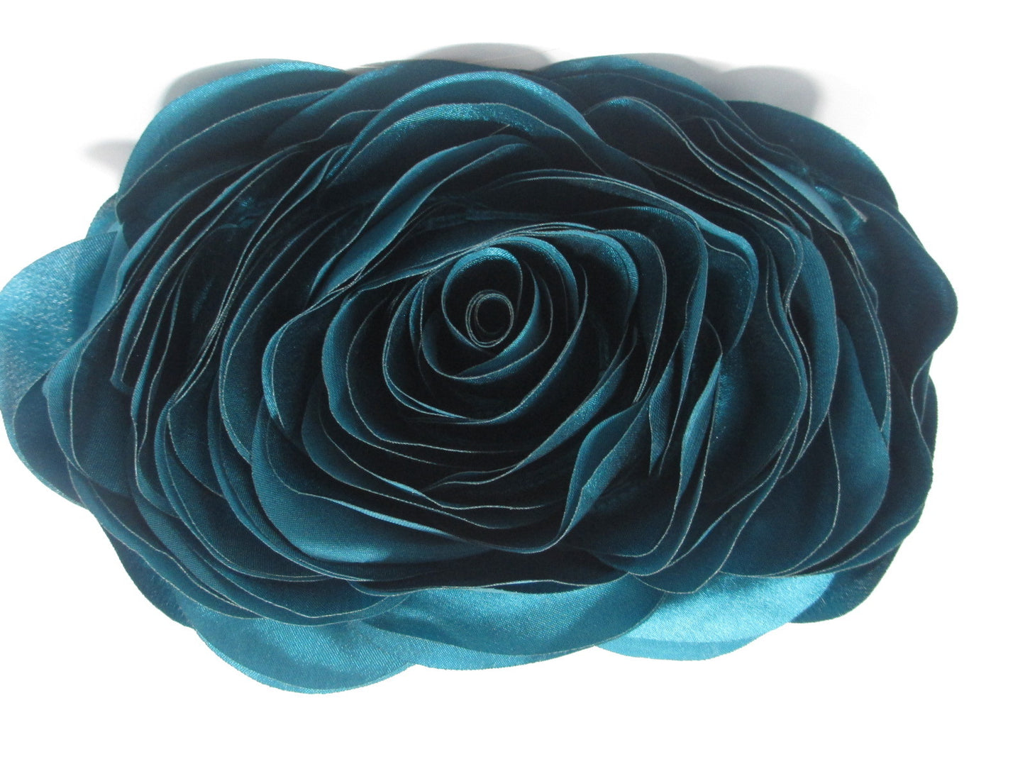 Women's Satin Flower Clutch