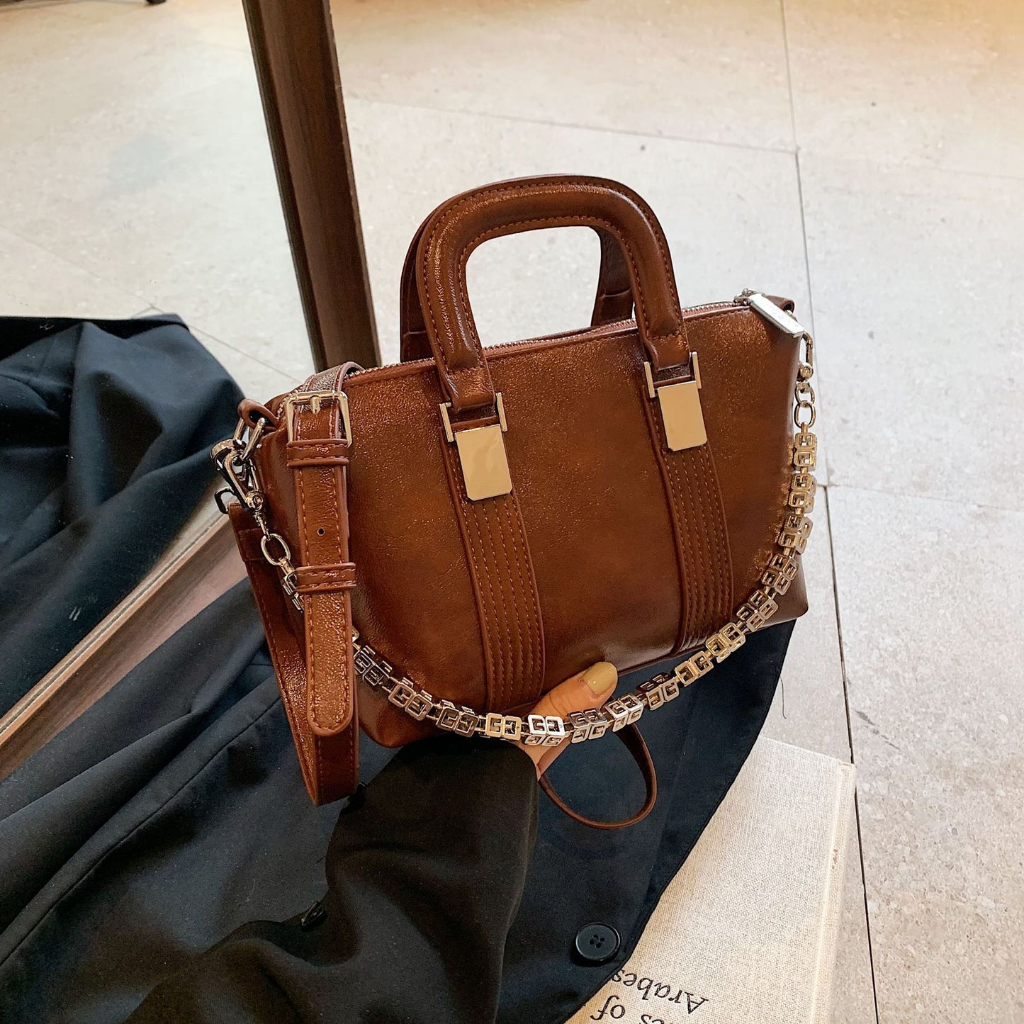 Retro Portable Bowling Bag