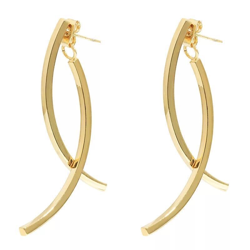 Stainless Steel Cross Earrings For Women