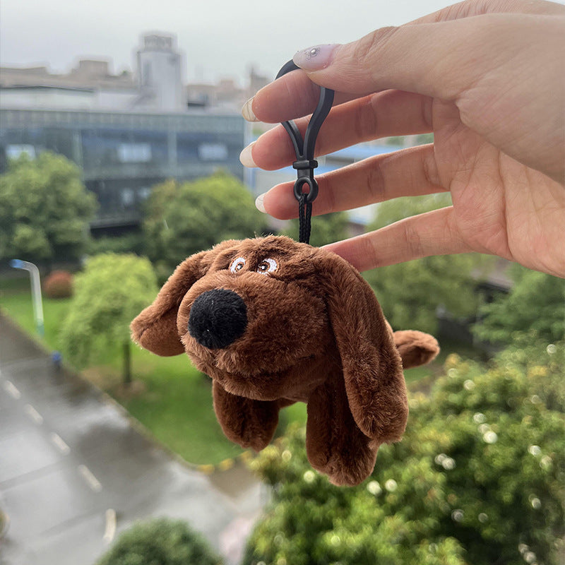 Cute Plush Puppy KeyChain Pendant Toy Doll