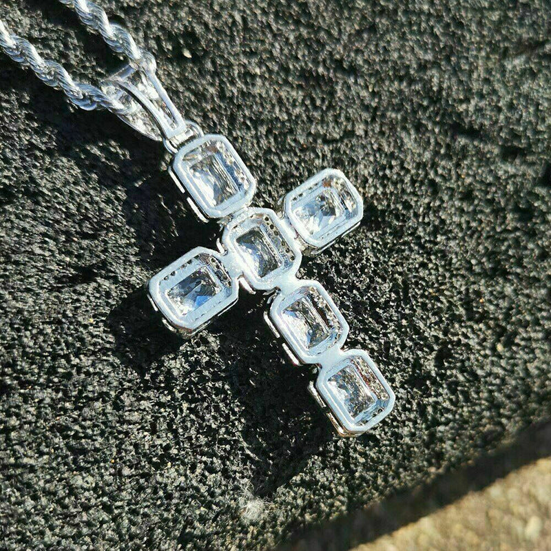 Hip Hop Luxury Square Pendant Necklace