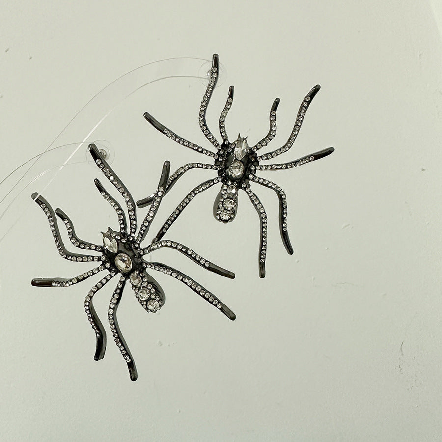 Exaggerated Big Spider Earrings
