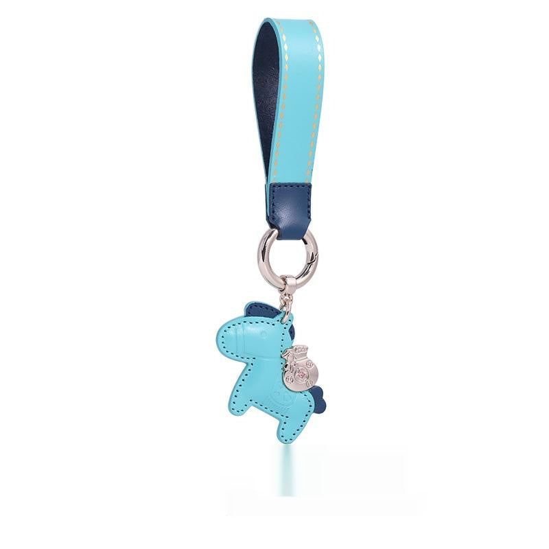 Genuine Leather High-end Keychain Immediately Rich Cowhide Vehicle-use Key Chain