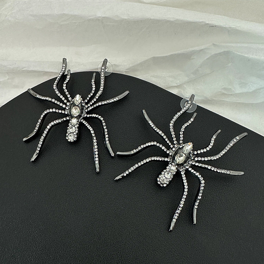 Exaggerated Big Spider Earrings