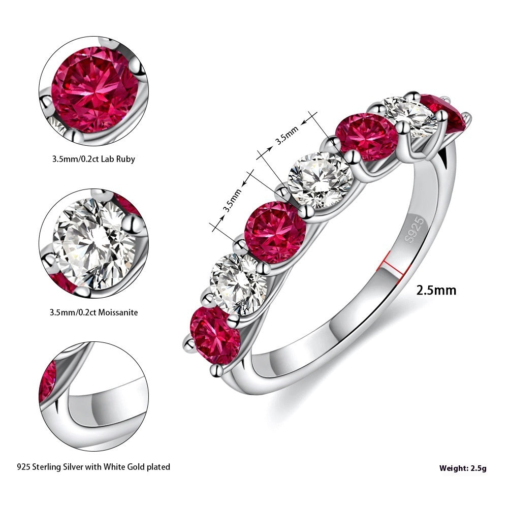 7 Diamond Stackable Ring