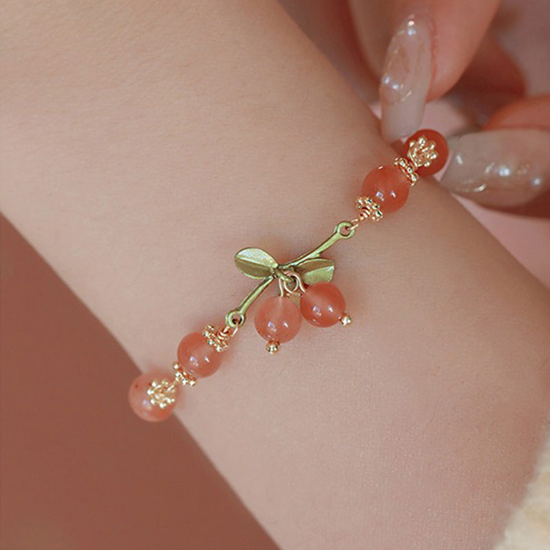 Mori Style Cherry Bracelet