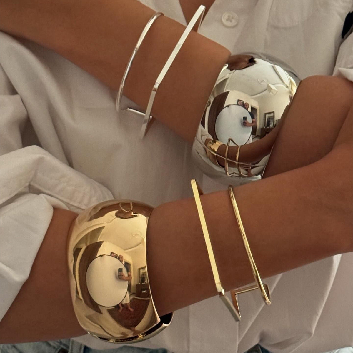 Simple Alloy Bracelet