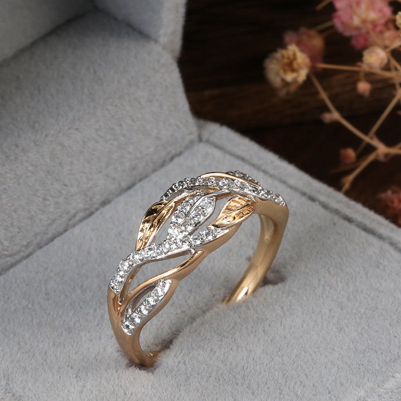 Socialite Temperament Copper Plating Ring