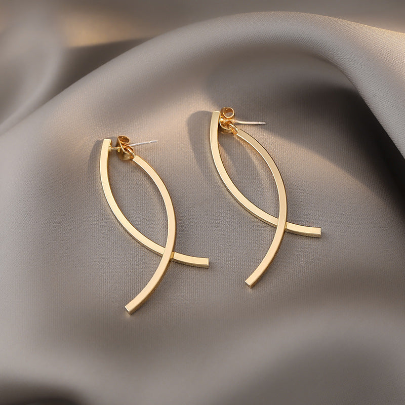 Stainless Steel Cross Earrings For Women