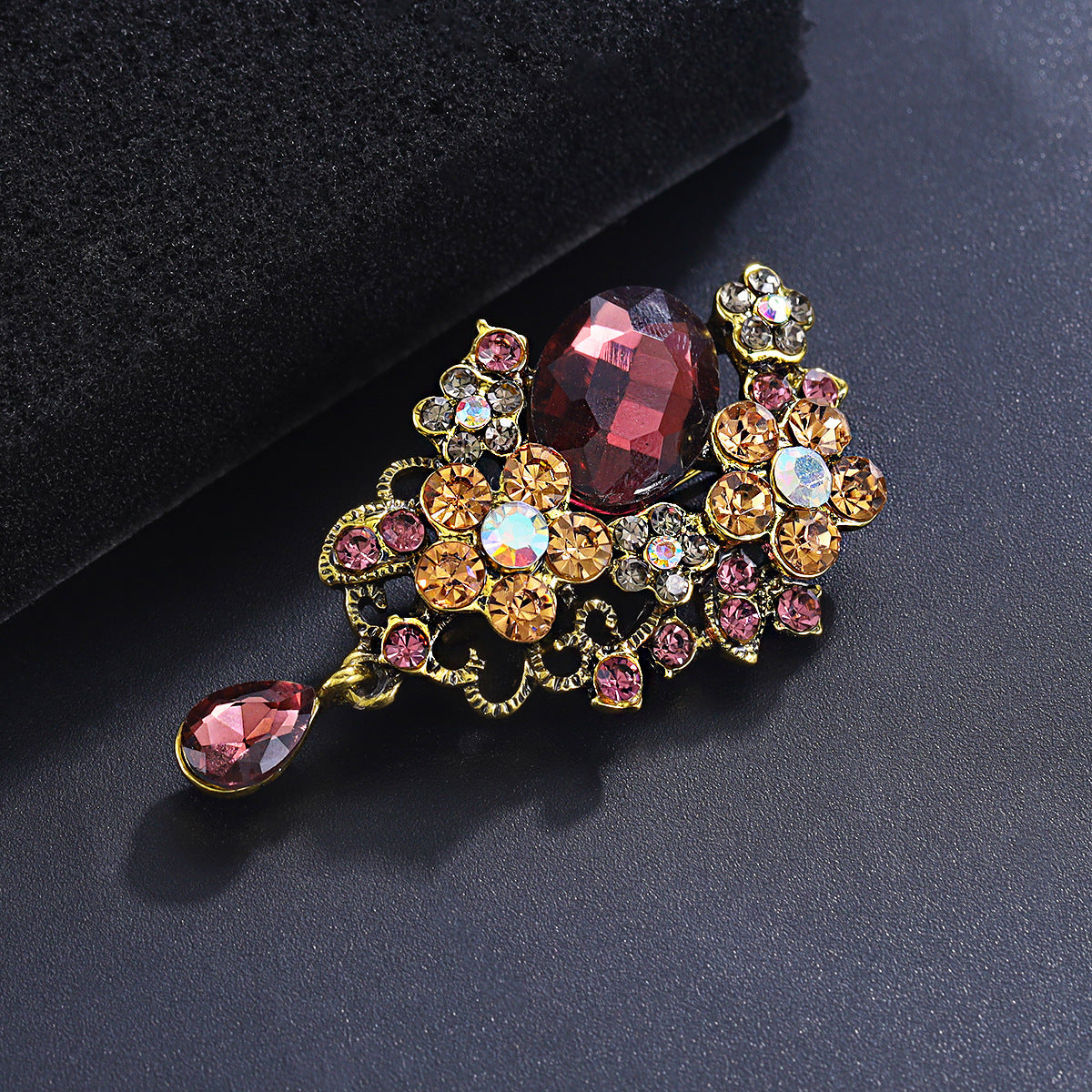 Refined Grace Crystal Brooch