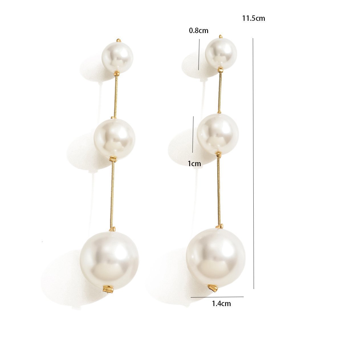 Elegant Pearl Stud Earrings