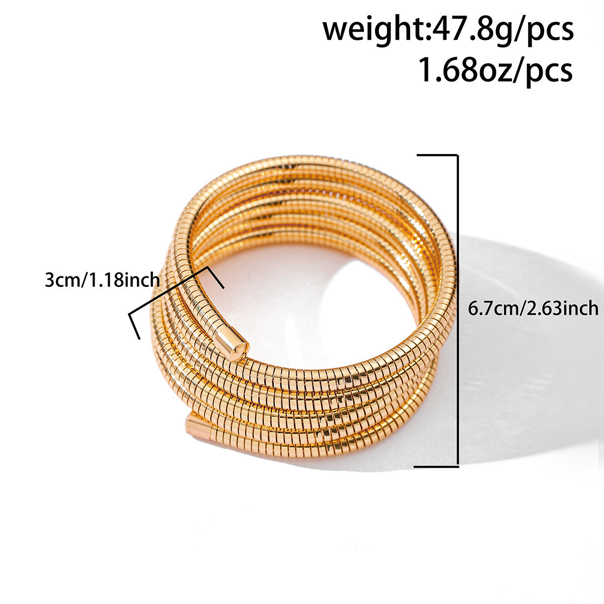 Exaggerated Multi-layer Bracelet