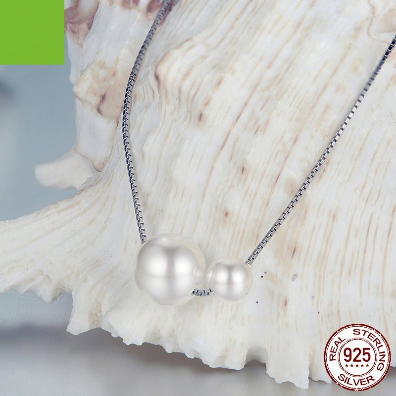 Simple Fashion Elegant Style 925 Sterling Silver Necklace