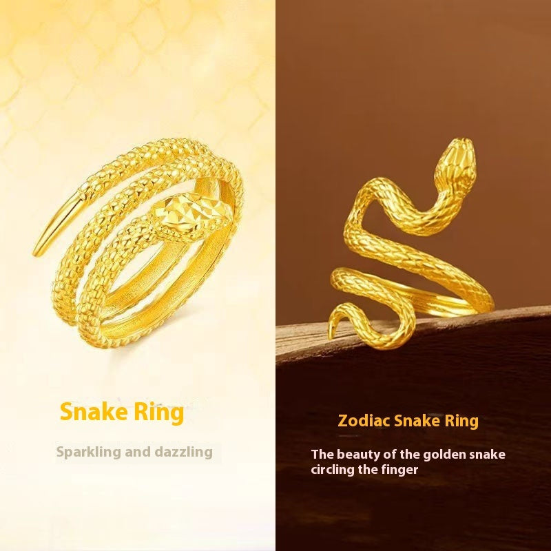 Alluvial Gold Spirit Snake Cord For Braiding Ring