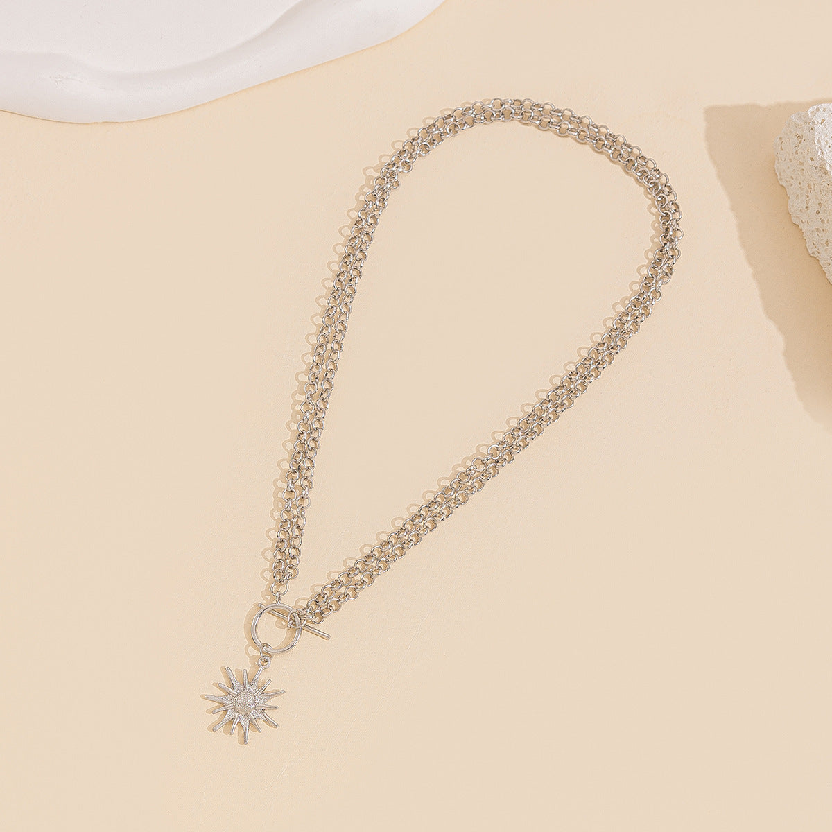 Fashion Alloy Thick Chain Necklace