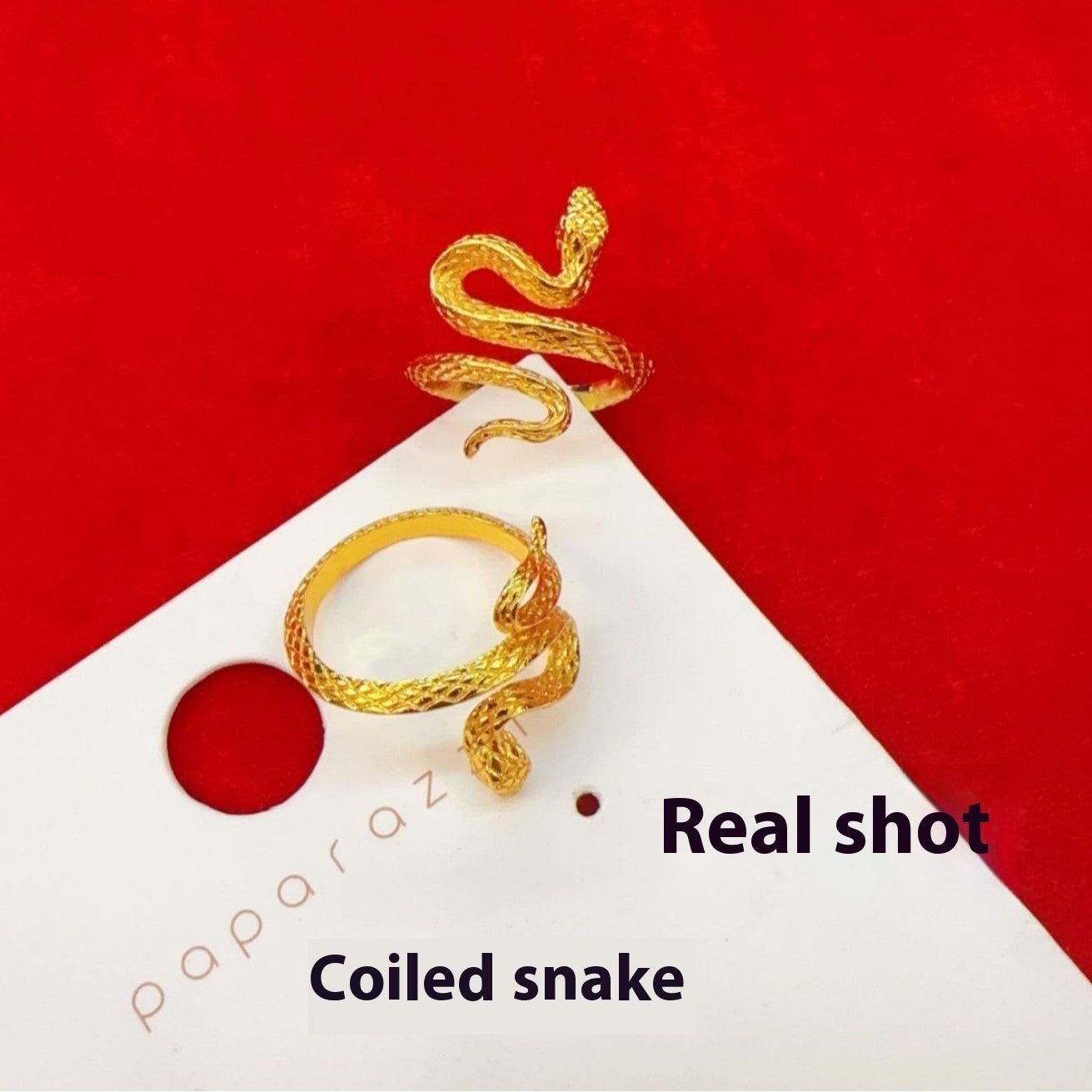 Alluvial Gold Spirit Snake Cord For Braiding Ring