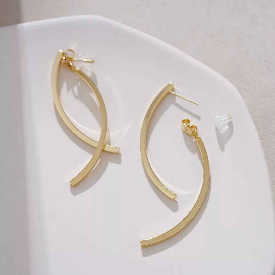 Stainless Steel Cross Earrings For Women