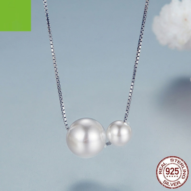 Simple Fashion Elegant Style 925 Sterling Silver Necklace