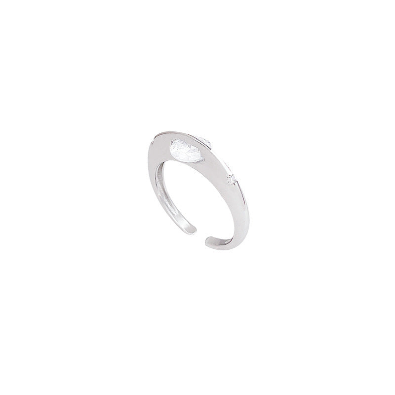 Light Luxury Minority Smart Ring Around Planet Zircon
