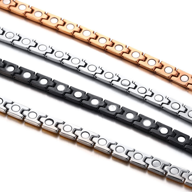 Titanium Steel Stainless Steel Magnet Necklace
