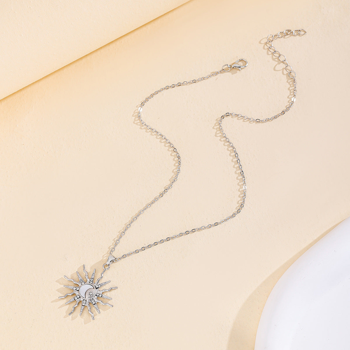 Alloy Moon Pendant Niche Sun Necklace
