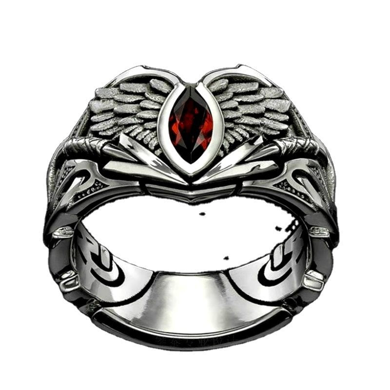 Retro Jacinth Horse Eye Ring