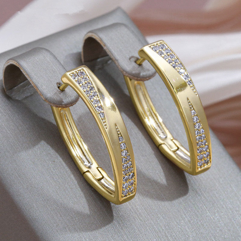 Royal Rose Gold Earrings
