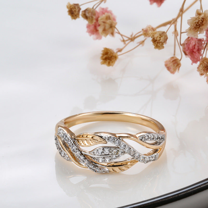 Socialite Temperament Copper Plating Ring