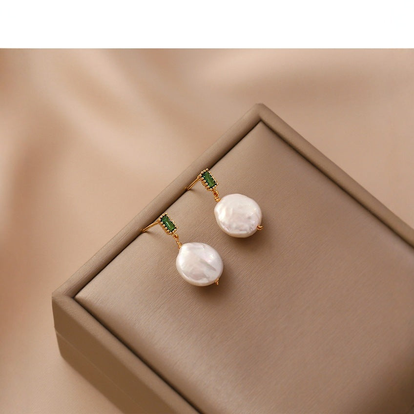 French Retro Natural Fashion Personality Earrings