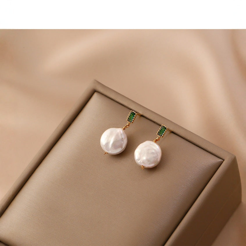 French Retro Natural Fashion Personality Earrings