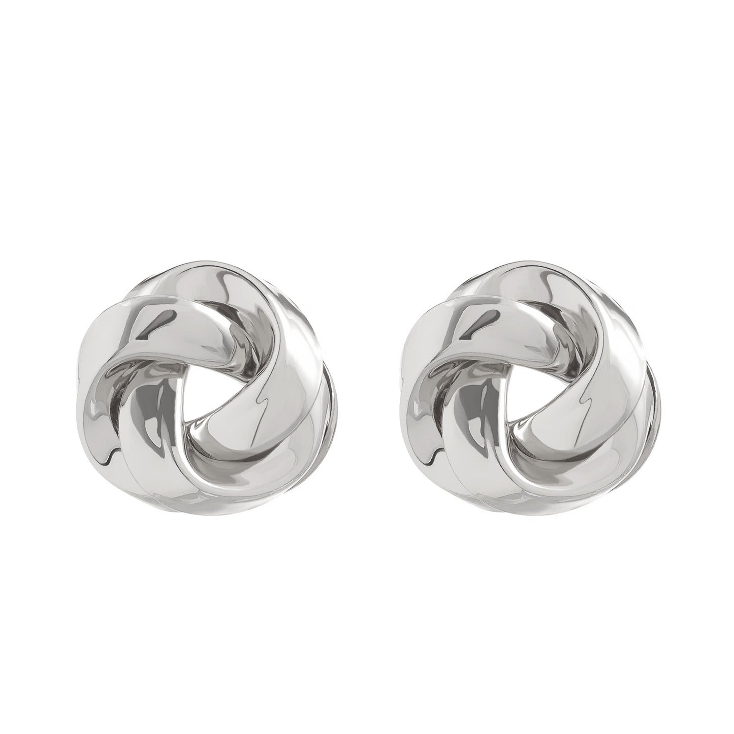 All-match Twisted Alloy Stud Earrings