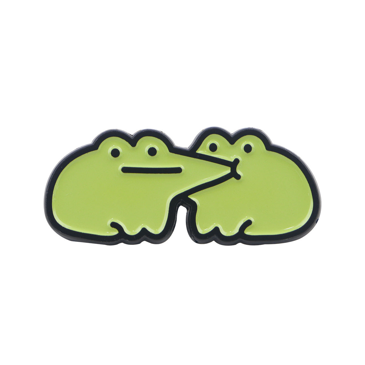 Frog Cartoon Creative Brooch Badge Clothing Backpack Ornament