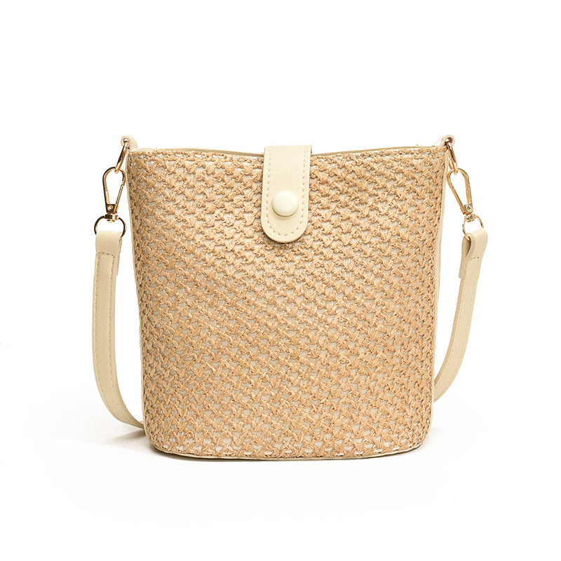 New Color Contrast Patchwork Fashion Messenger Bag For Women