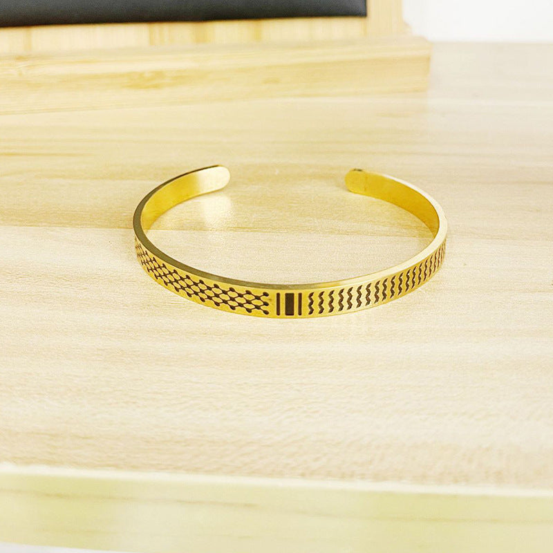 Stainless Steel Bracelet Middle East Ornament
