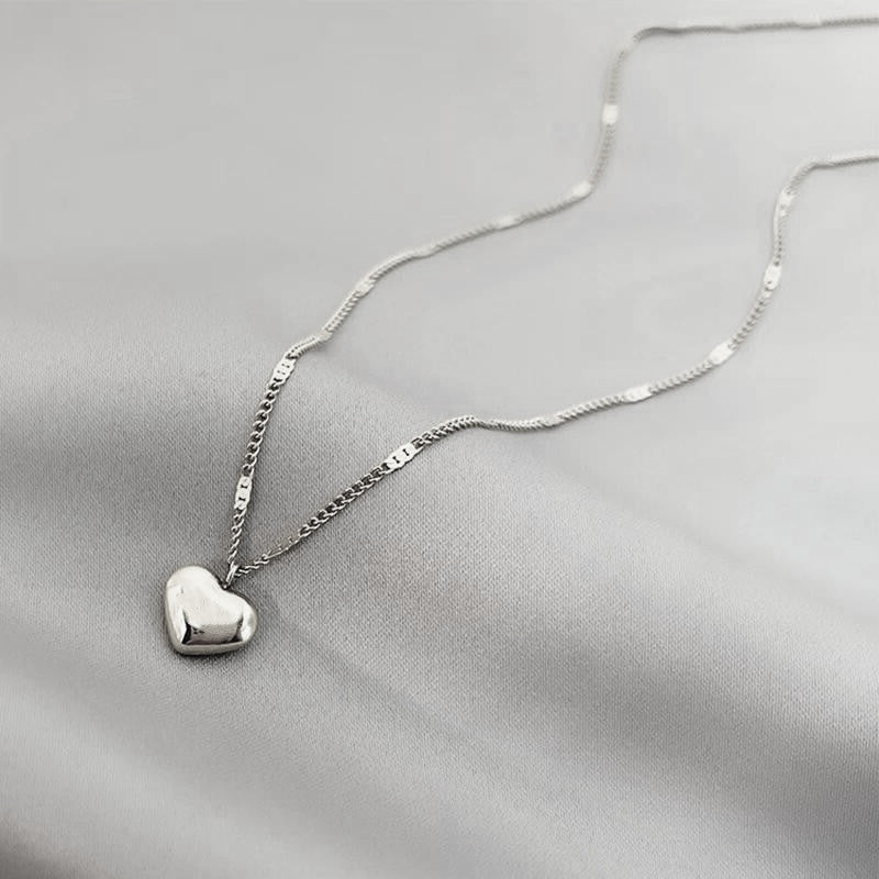 Clavicle Chain Geometric Heart-shaped Necklace