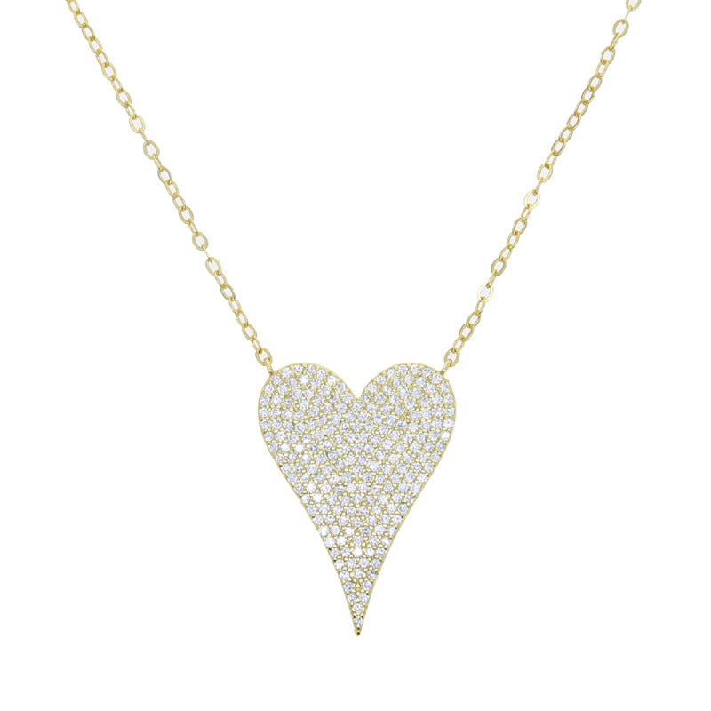 Sterling Silver Heart Temperamental Necklace