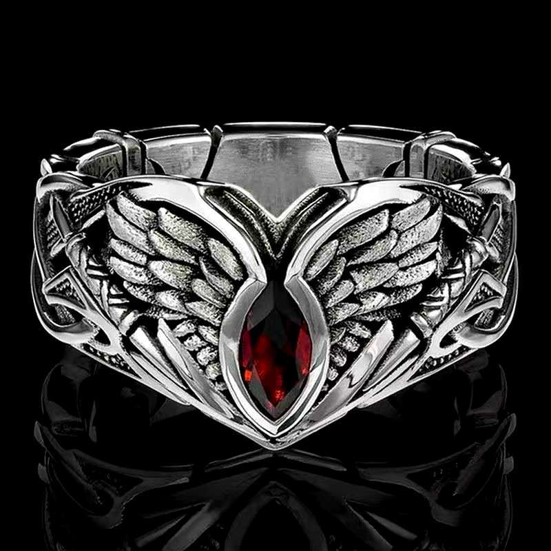 Retro Jacinth Horse Eye Ring
