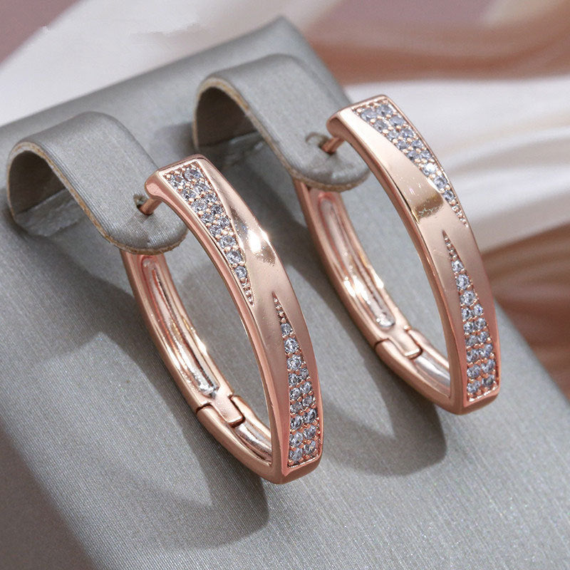 Royal Rose Gold Earrings