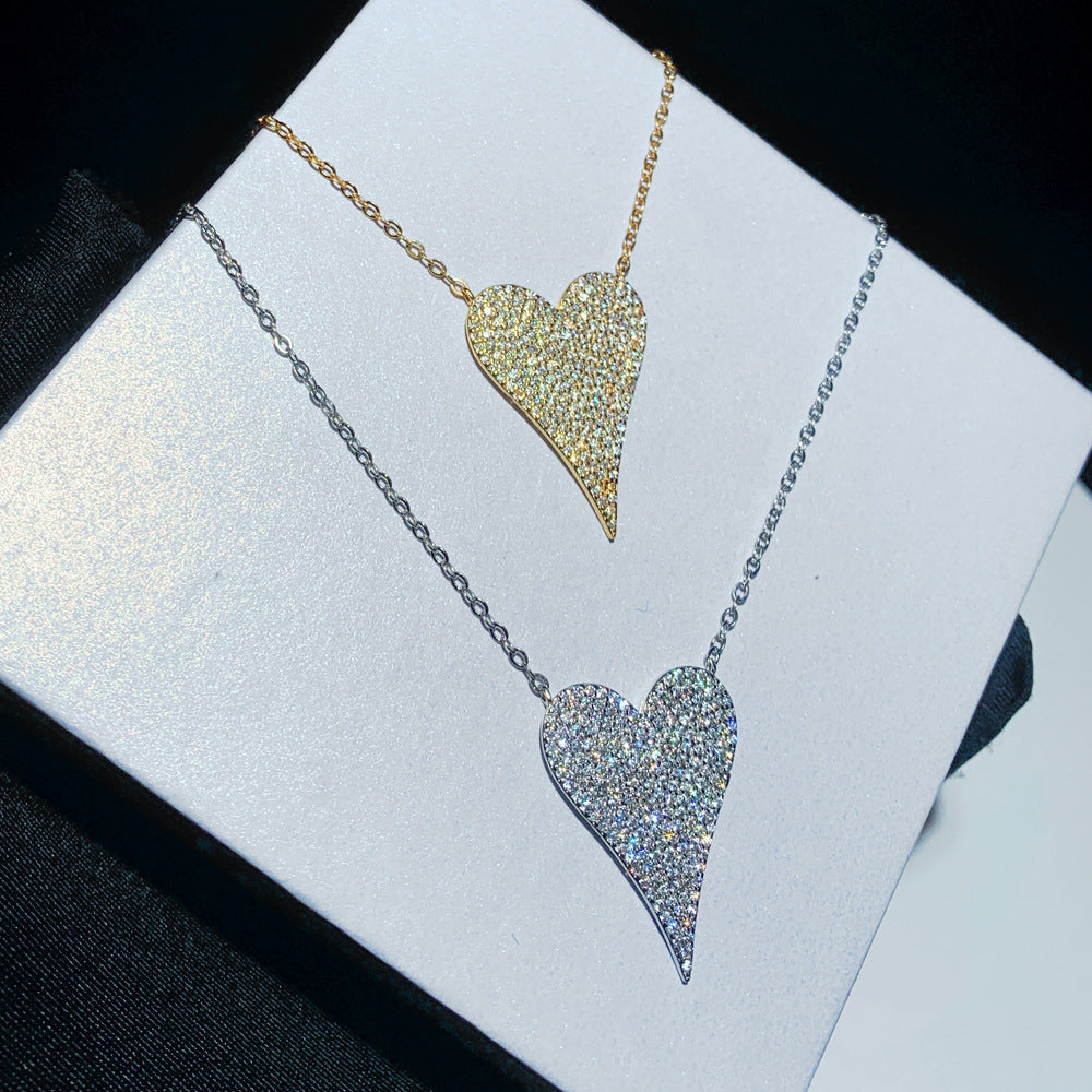 Sterling Silver Heart Temperamental Necklace
