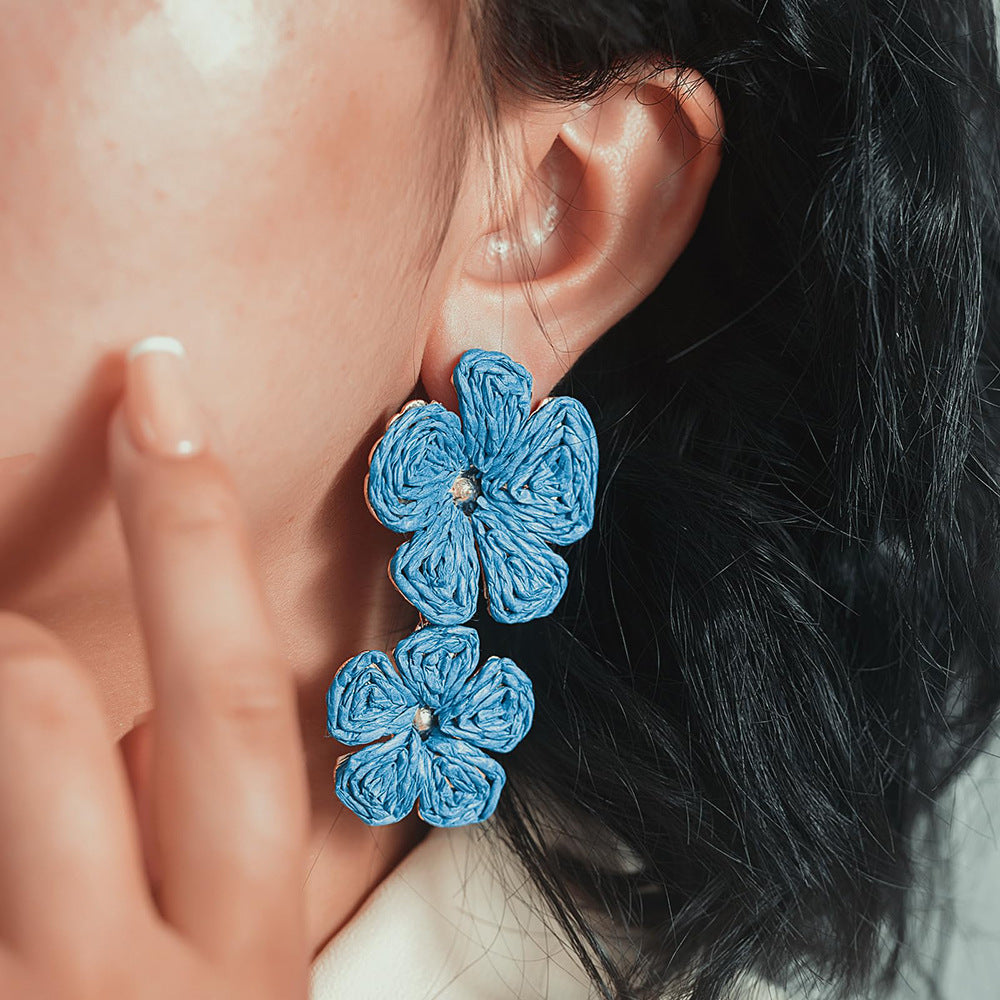 Handmade Flower Earrings
