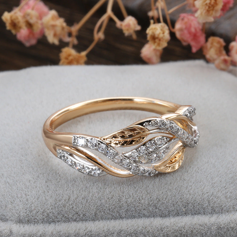 Socialite Temperament Copper Plating Ring