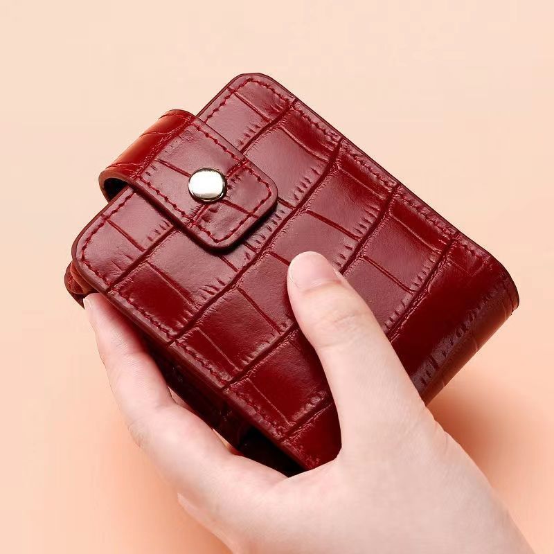 Pattern Fashion Model With Mirror Portable Portable Cosmetic Bag